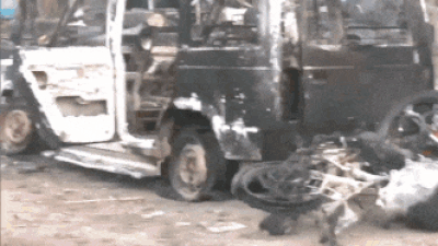 Watch: Vehicles torched, security stepped up as Waqf Act protest turns violent in Bengal's Murshidabad | India News - The Times of India