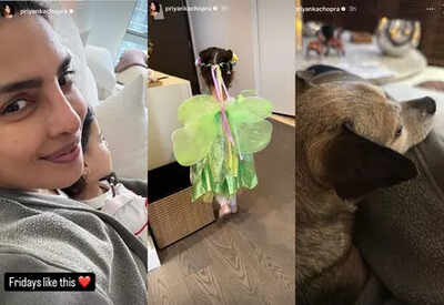 Priyanka Chopra shares glimpses of daughter: Fridays like this