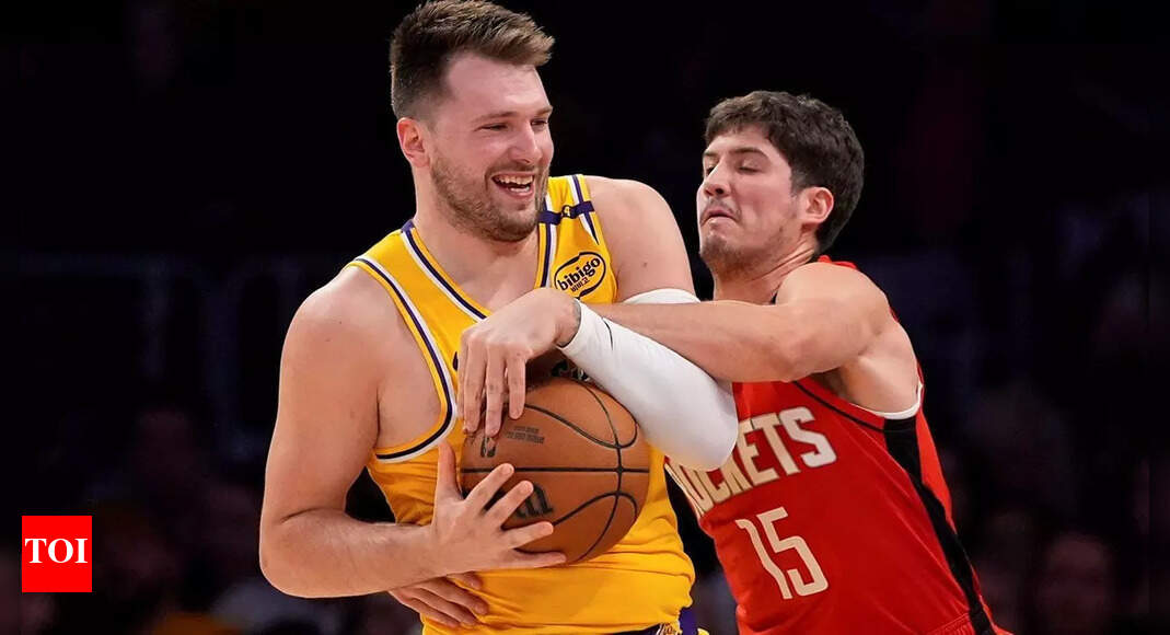 Luka Doncic vs Houston Rockets: How many points did Los Angeles Lakers ...
