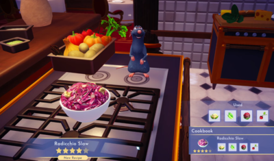 How to make Radicchio Slaw in Disney Dreamlight Valley?