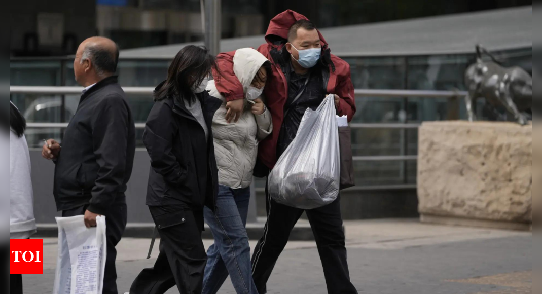 Hundreds of flights and trains cancelled in Beijing as high winds and sandstorms hit China