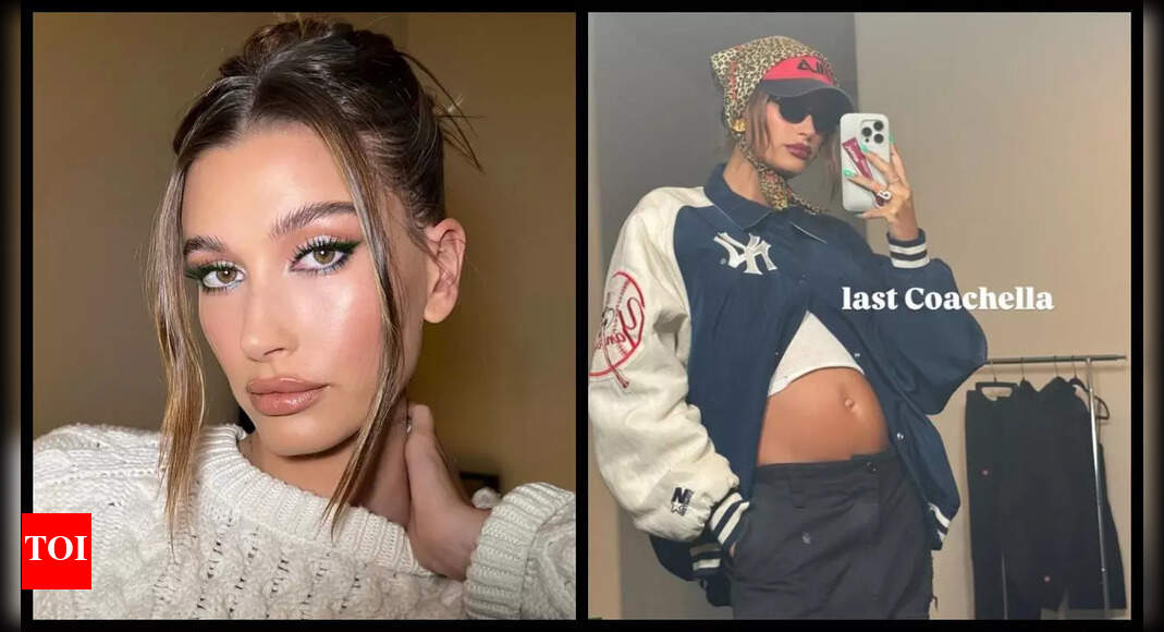 Hailey Bieber says how she hid baby bump at Coachella