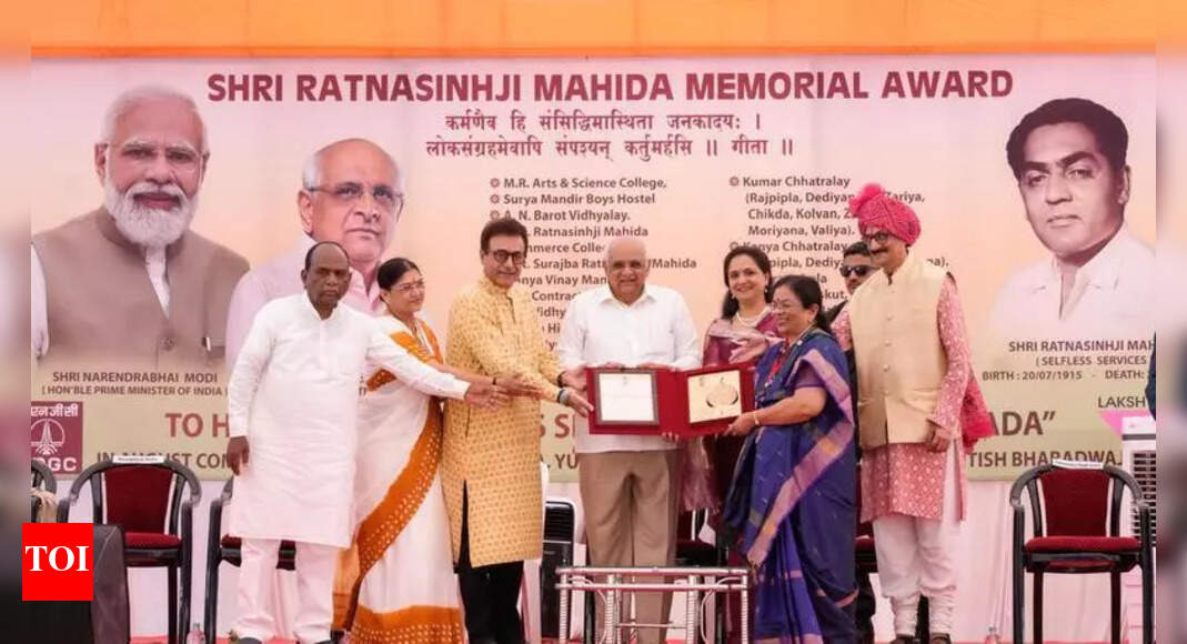 Tribal scholars honoured with Ratnasinhji Mahida Awards - The Times of ...