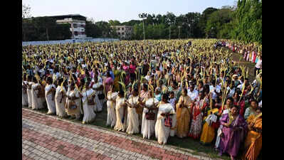 Thousands gather in Ranchi for Palm Sunday celebrations | Ranchi News ...