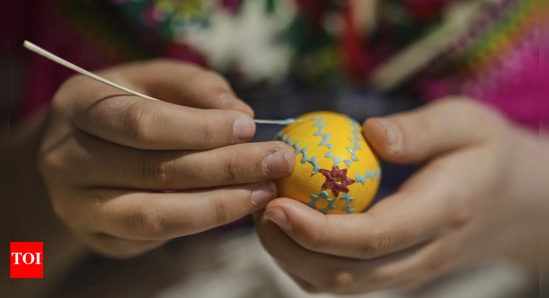 Germany’s Sorbian ethnic minority celebrates Easter with egg decorating traditions | World News