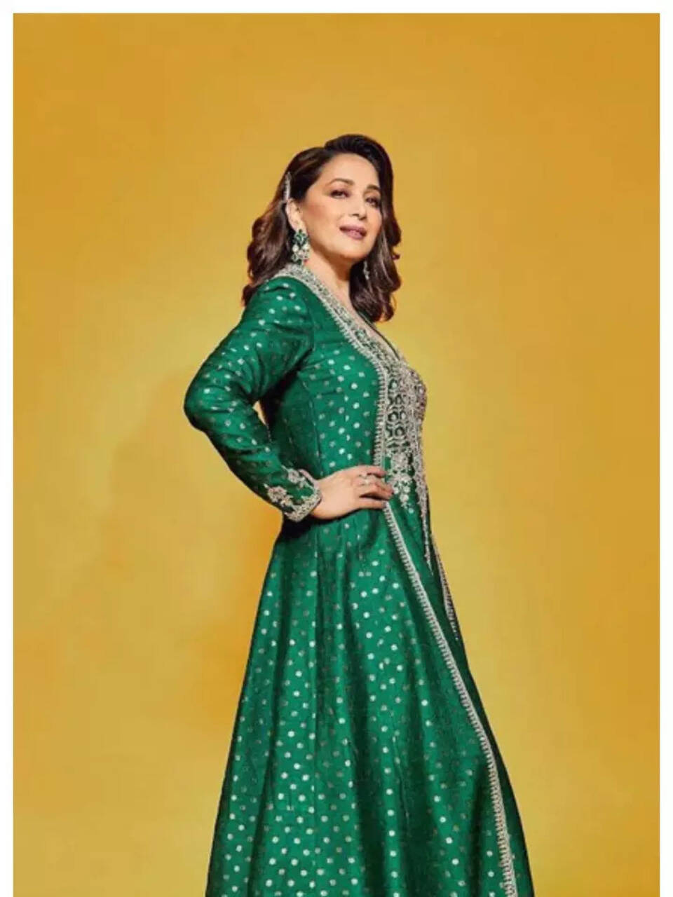 madhuri green dress Dixit Nene's best ethnic looksUploadSearch madhuri hum aapke hain koun outfits