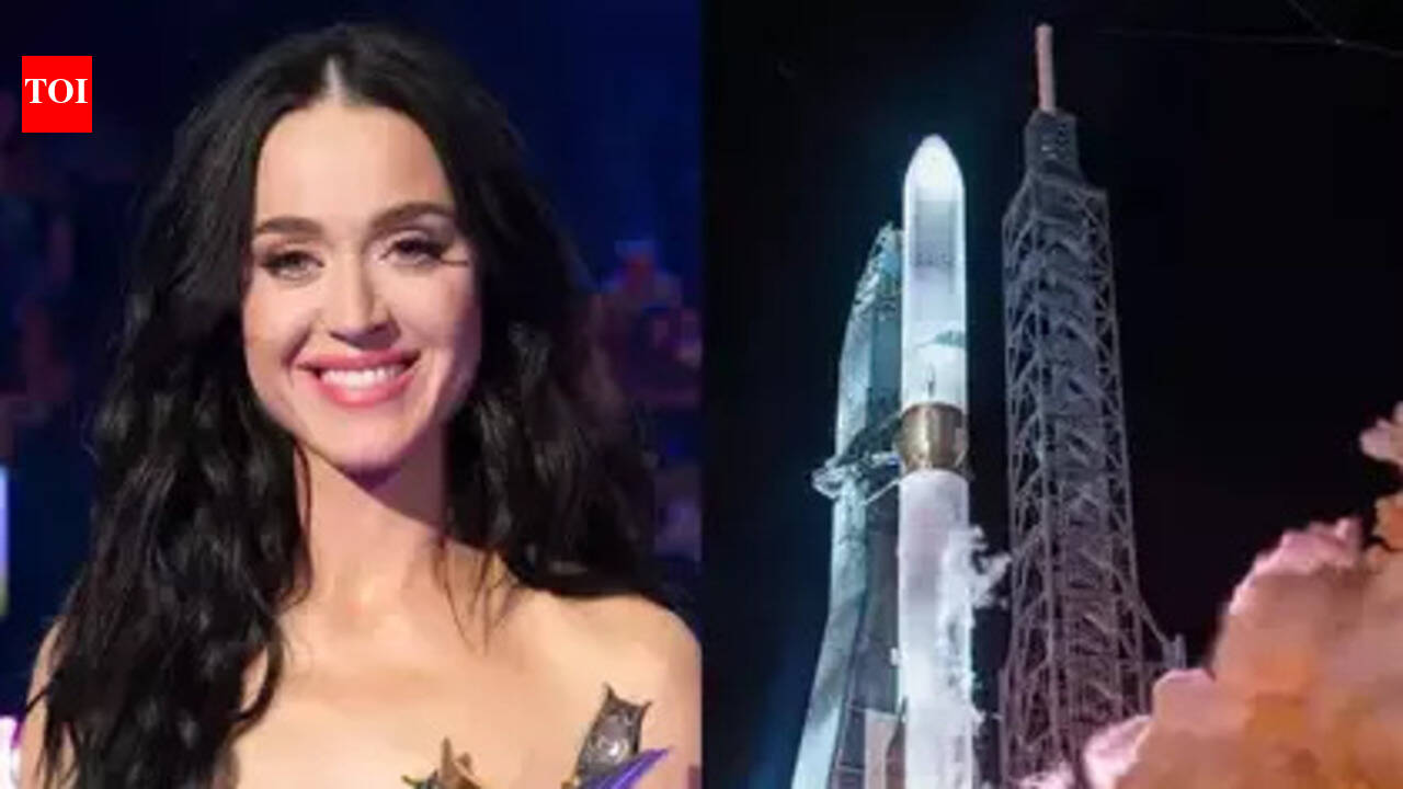 Blue Origin launch Live Update: Katy Perry lands on earth along with ...