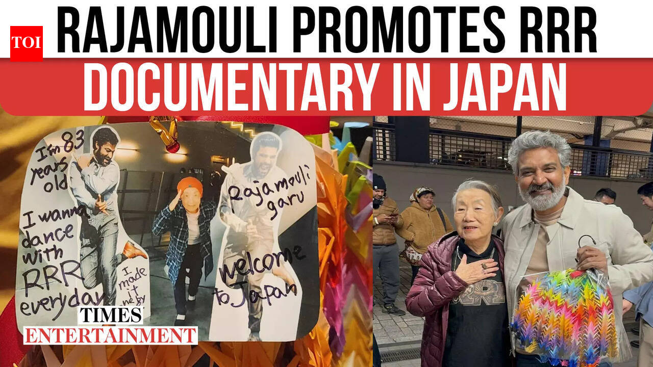 Rajamouli Promotes RRR Documentary in Japan