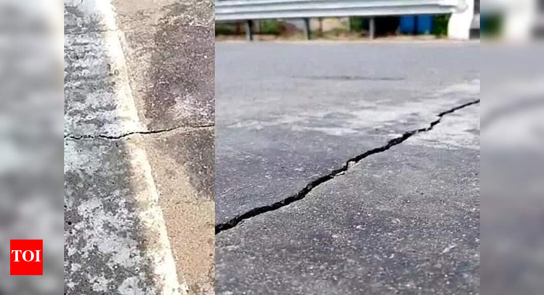 Expansion joint gap mistaken for crack on J P Ganga Path: Minister | Patna News Expansion joint gap mistaken for crack on J P Ganga Path: Minister | Patna News