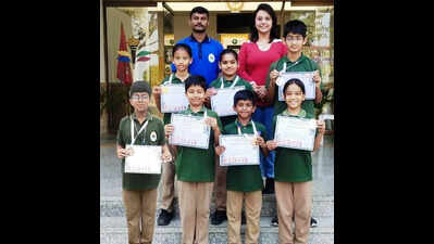Jain International School students excel at martial arts competition