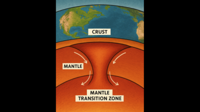 Earth's crust might be thinning in real-time, a funnel is dragging crust into the mantle