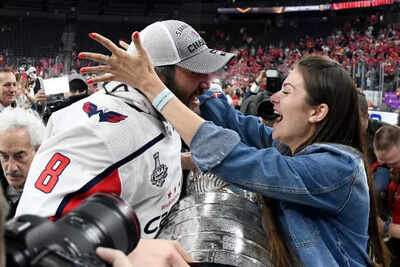 Anastasia Shubskaya’s reaction to husband Alex Ovechkin’s record goal is winning the internet. Here’s how she celebrated his historic NHL goal