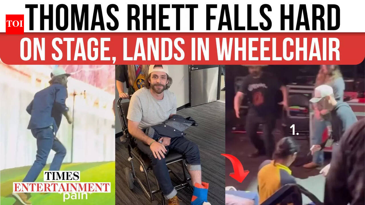 Singer Thomas Rhett Trips On Stage, Ends Up In Wheelchair After Severe ...