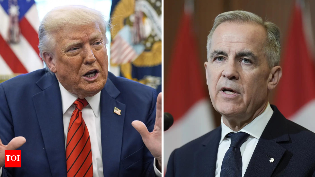'Biggest risk we have to face is Donald Trump': Canada PM Mark Carney - The  Times of India