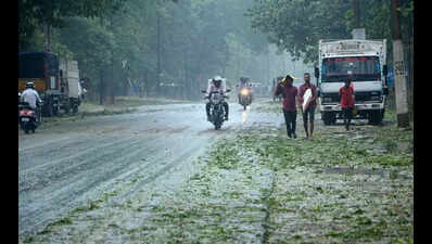 Hailstorm batters Ranchi