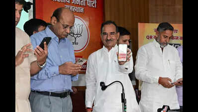 BJP launches digital drive for ‘One Nation, One Election’ in Raj