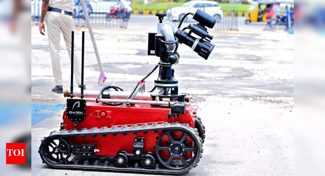 Hyderabad introduces robotic firefighters and advanced rescue vehicle ...