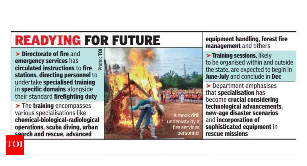 Plan to train firefighters in scuba diving, 12 other specialised skills ...