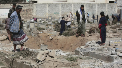 Houthi-controlled areas hit by US airstrikes, 12 killed