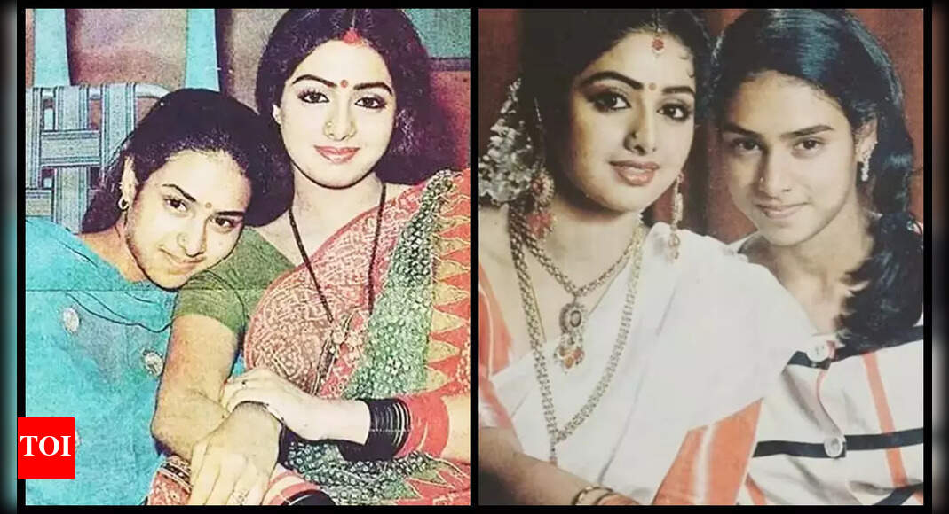 What caused a rift between Sridevi and sister Srilatha?