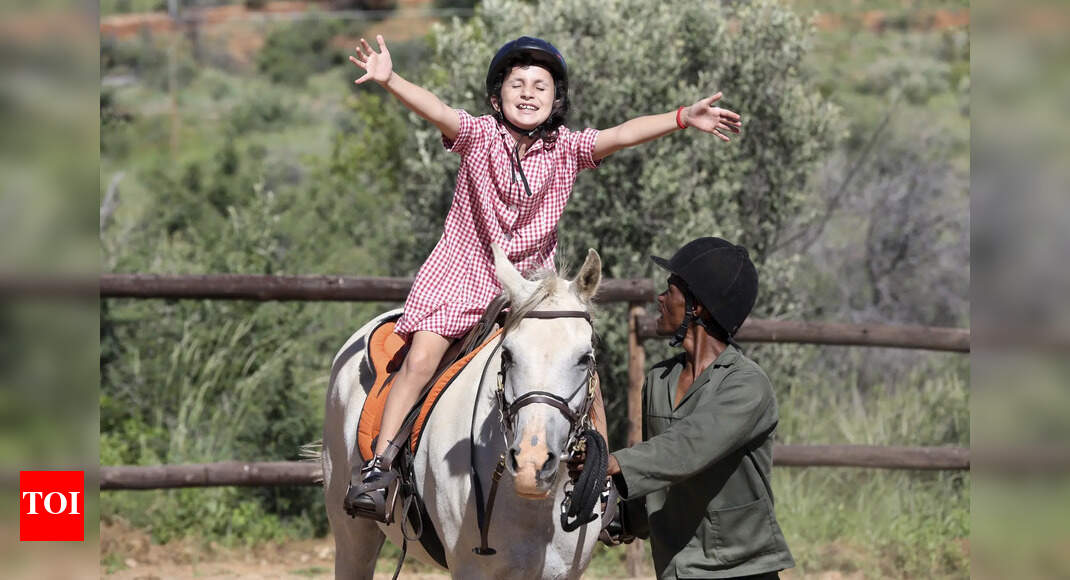 Horse therapy programme in Namibia brings joy to children with learning disabilities