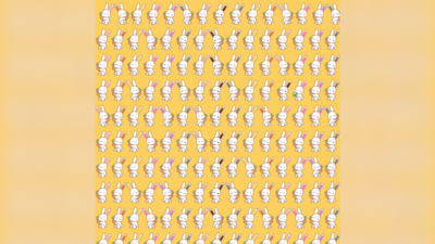 Optical illusion: Are you an animal lover? Spot the rabbit who is not holding a carrot in just 8 seconds