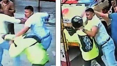 Bengaluru road rage: CCTV footage shows people trying to separate IAF officer and biker; fight could have been avoided by both, says DCP