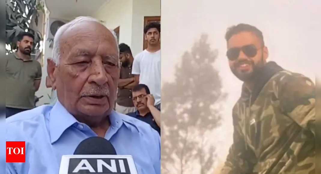 'Give strict punishment, end terrorism by any means': Grandfather of Navy officer Vinay Narwal killed in Pahalgam attack | Srinagar News - The Times of India