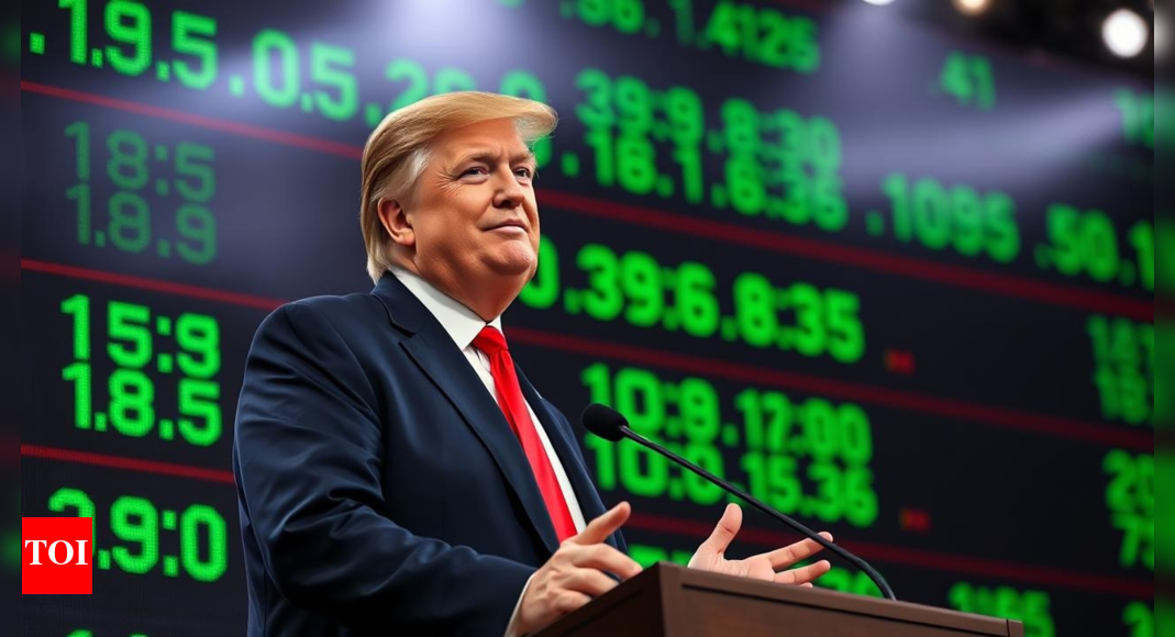 Global markets surge as Trump eases Fed, China trade concerns - Times ...