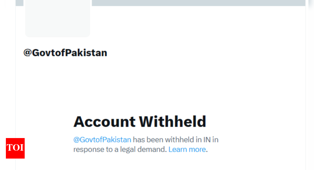Pakistan government's X account withheld in India in wake of Pahalgam attack