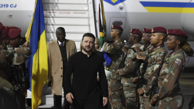 Zelenskyy cuts short South Africa trip after deadly attack on Kyiv