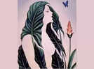 Optical illusion personality test: Leaves or woman? What you see first reveals what's really causing stress to you