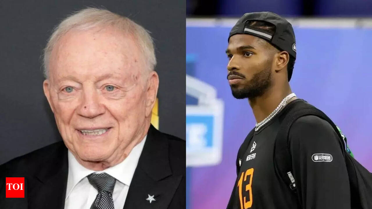 Jerry Jones calls out NFL for ignoring Shedeur Sanders, but hints Cowboys  may not draft him | NFL News - The Times of India