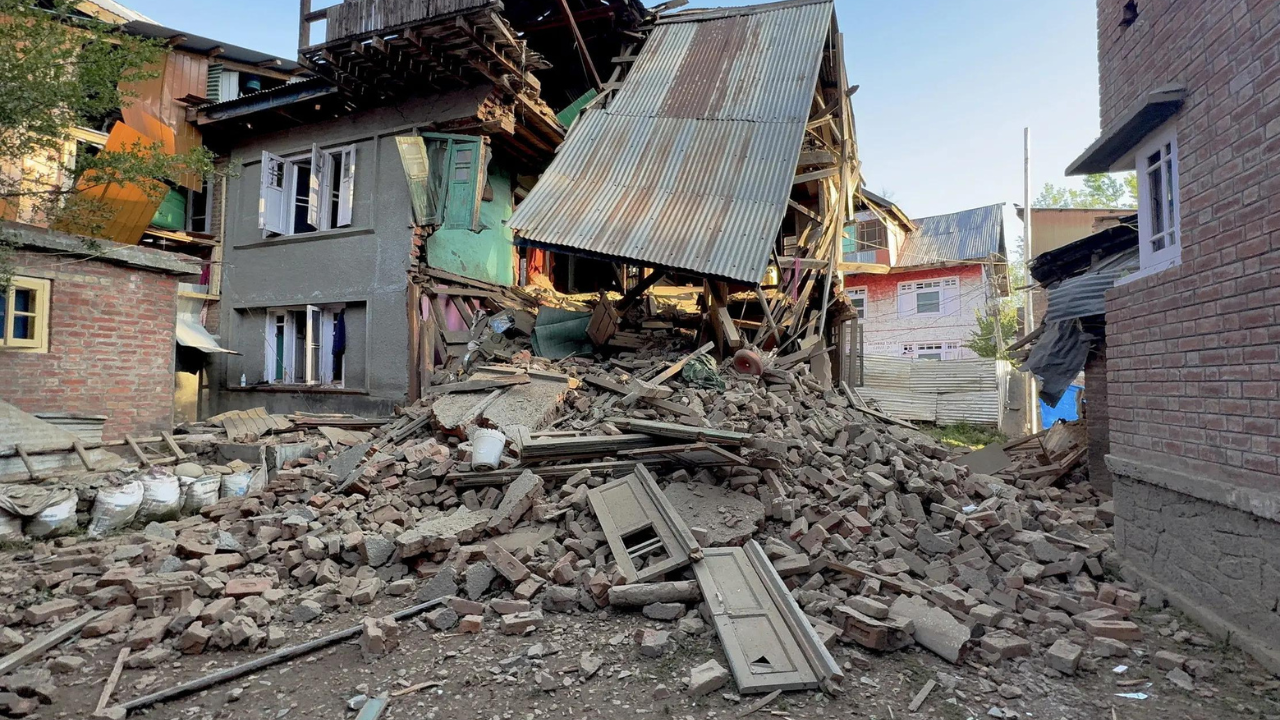 J&K: Forces demolish 6 terrorist houses in Kashmir