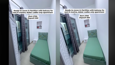 This ₹62K Dubai room has the internet asking: 'Is this even livable?