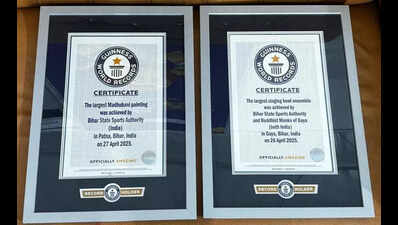 Bihar sets world records for largest Madhubani painting & bowl ensemble