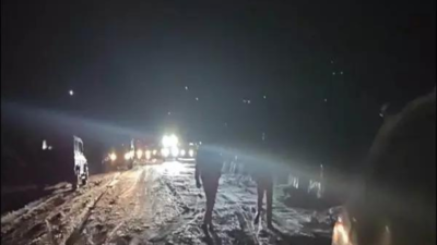 Over 200 stranded vehicles removed amid sudden snowfall in East Sikkim