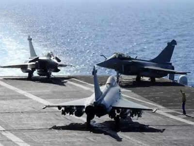 India, Frankrijk teken Rs 63.000 crore mega -deal om 26 Rafale Marine Aircraft te kopen
