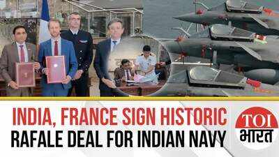 Amid Tensions With Pak, India Signs ₹63,000 crore Rafale-M Jet Deal With France