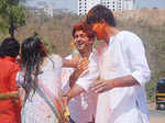 TV stars @ Holi bash