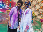 TV stars @ Holi bash