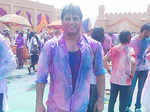 TV stars @ Holi bash