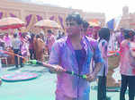 TV stars @ Holi bash