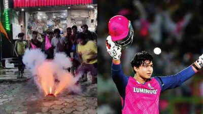 Cake, crackers, cheers: Bihar celebrates Vaibhav Suryavanshi’s milestone as youngest to score an IPL century