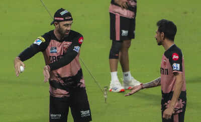 Watch: Glenn Maxwell mocks Yuzvendra Chahal after MS Dhoni's gift: 'What are you gonna do with it?'