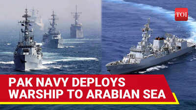 Fearing Indian Strikes, Pakistan Navy Sends Warships to Arabian Sea, Launches Live Fire Drill