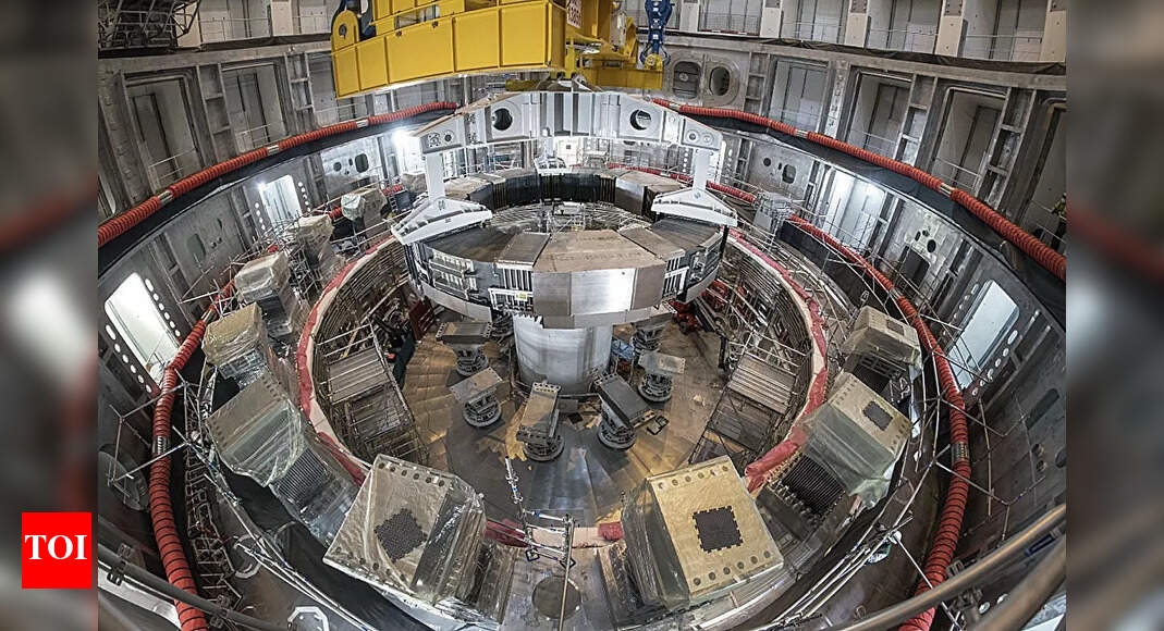 World's largest fusion project reaches major milestone with India's help | India News - The Times of India