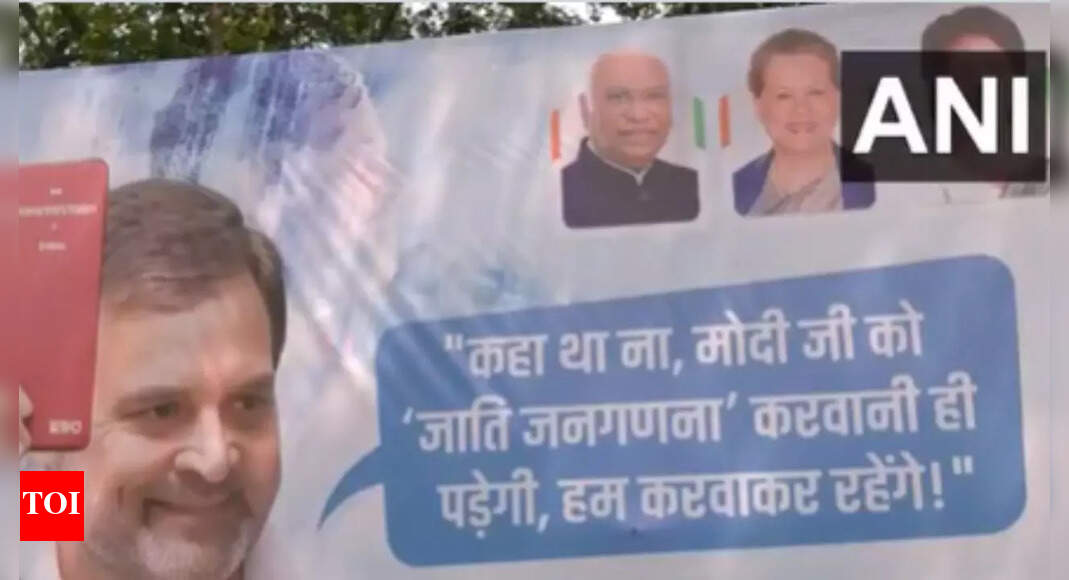'Jhukti hai duniya': Rahul Gandhi posters crop up after Centre's caste census nod