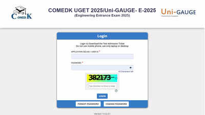 COMEDK UGET 2025 admit card released at comedk.org; exam on May 10 – The Times of India