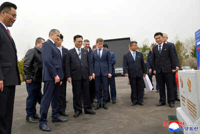 North Korea and Russia begin building their first road link